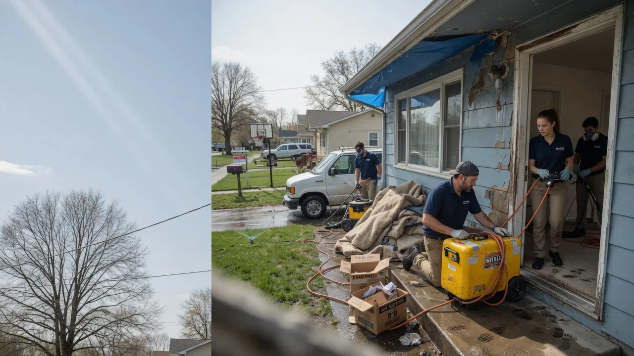 Basement Flood Cleanup in Presho, SD near me